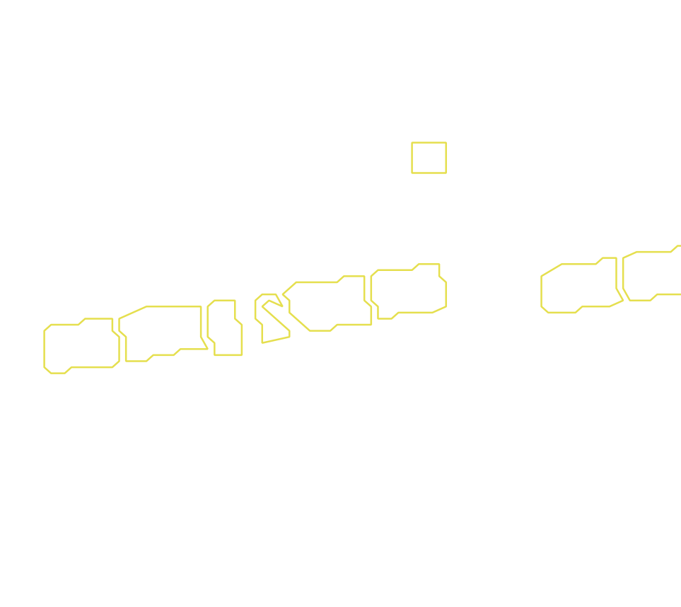 Daksegment met contourlijnen en structuurweergave