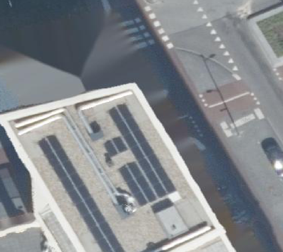 True ortho luchtfoto van Amersfoort met zicht op woning