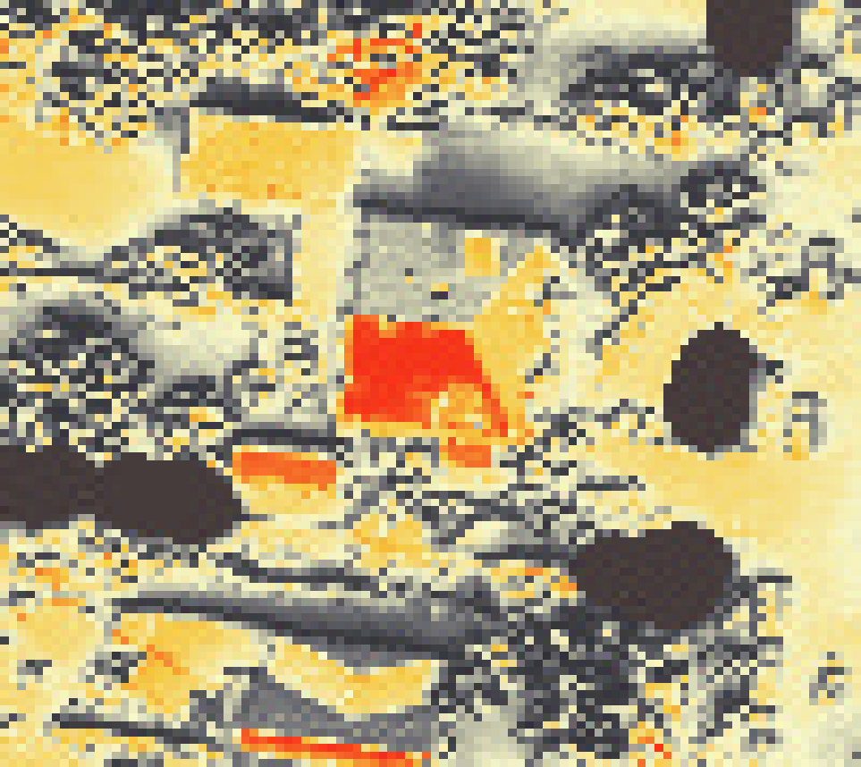 PV-irradiatie op daksegment met intensiteitsverdeling van zonlicht