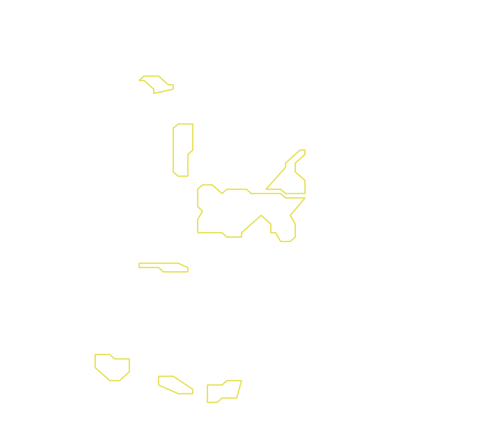 Daksegment met contourlijnen en structuurweergave