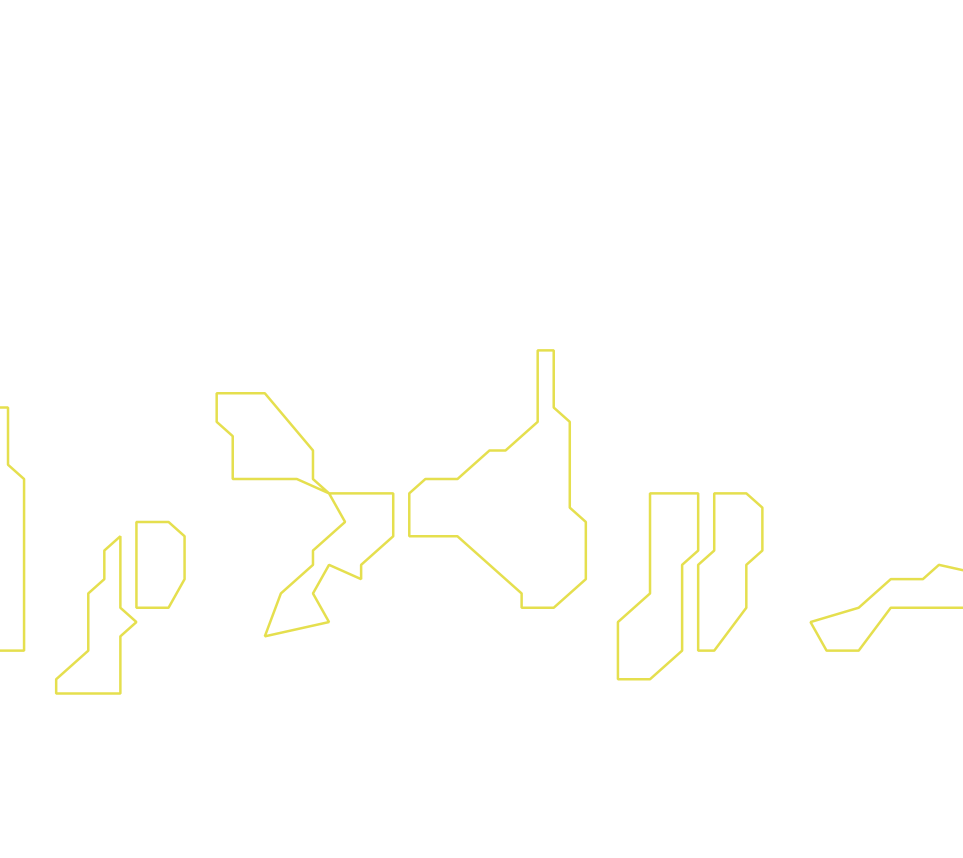 Daksegment ingezoomd met contourlijnen en structuurweergave