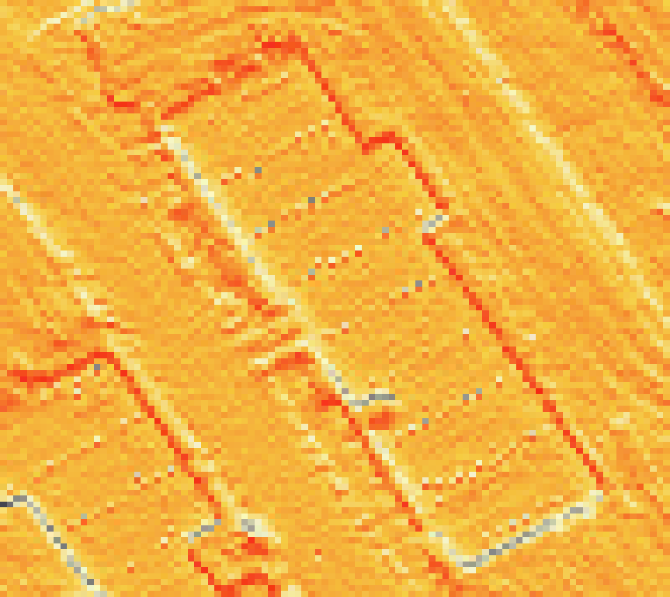 PV-irradiatie op daksegment met intensiteitsverdeling van zonlicht