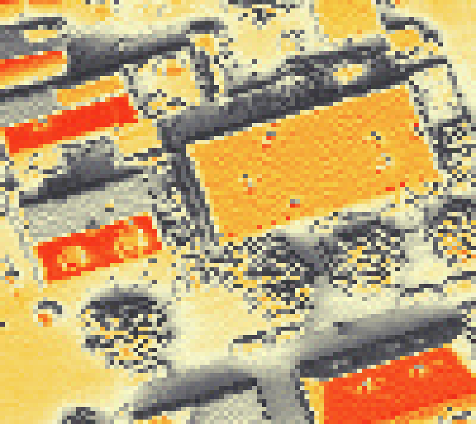 PV-irradiatie op daksegment met intensiteitsverdeling van zonlicht