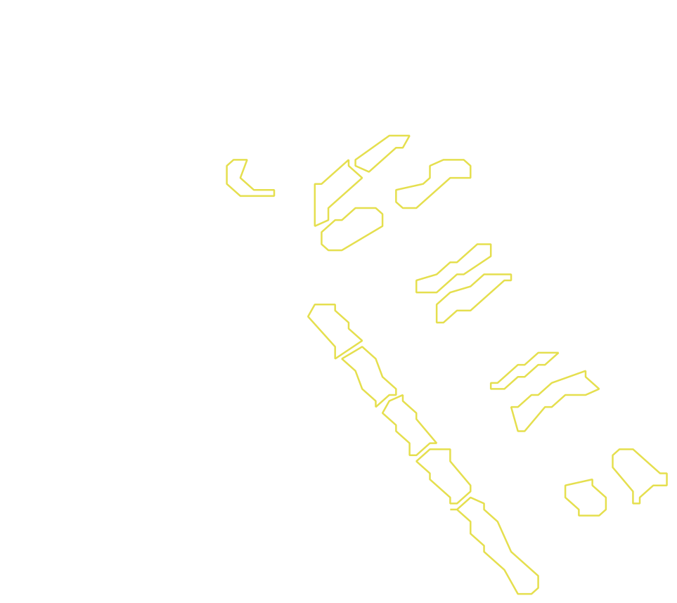 Daksegment met contourlijnen en structuurweergave