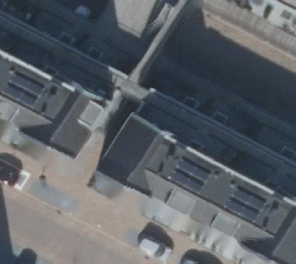True ortho luchtfoto van Hillegom met zicht op woning