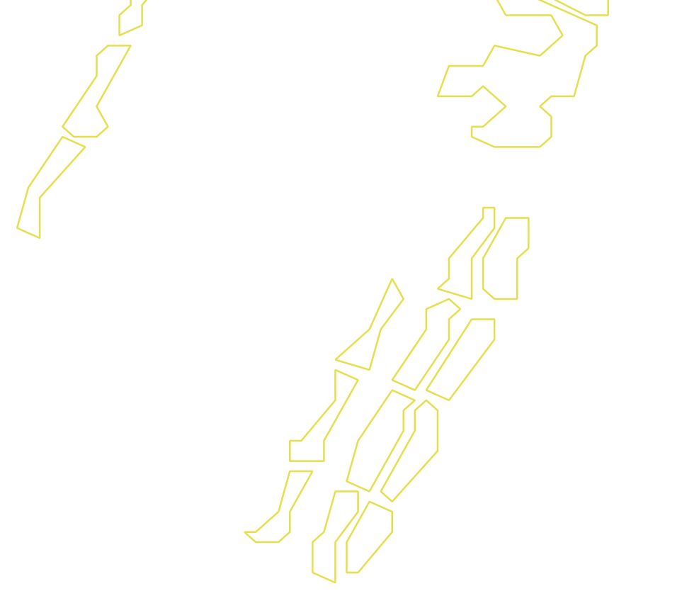 Daksegment ingezoomd met contourlijnen en structuurweergave