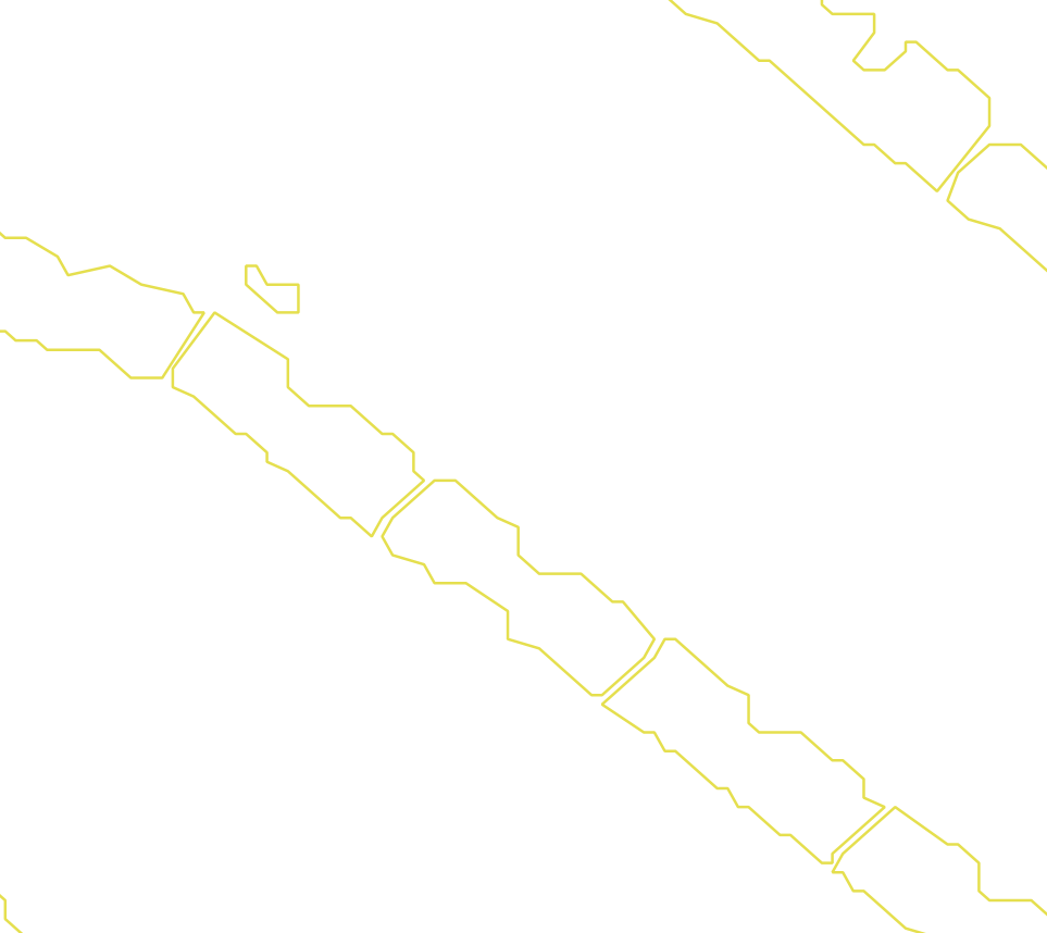 Daksegment met contourlijnen en structuurweergave
