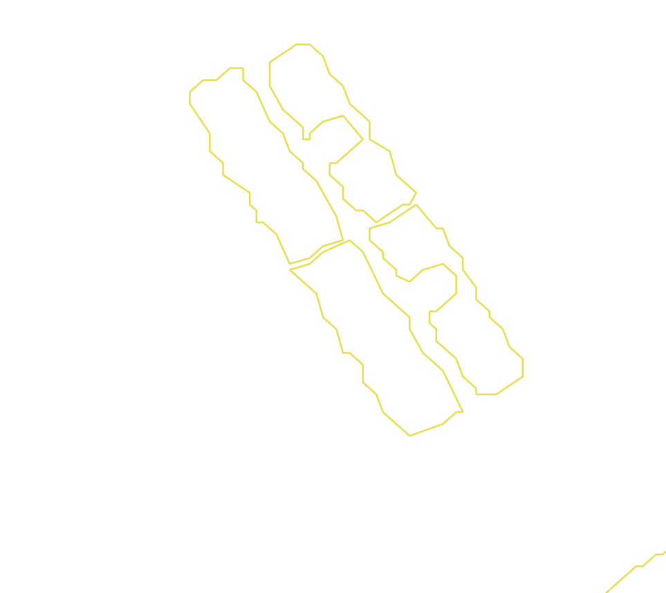 Daksegment met contourlijnen en structuurweergave