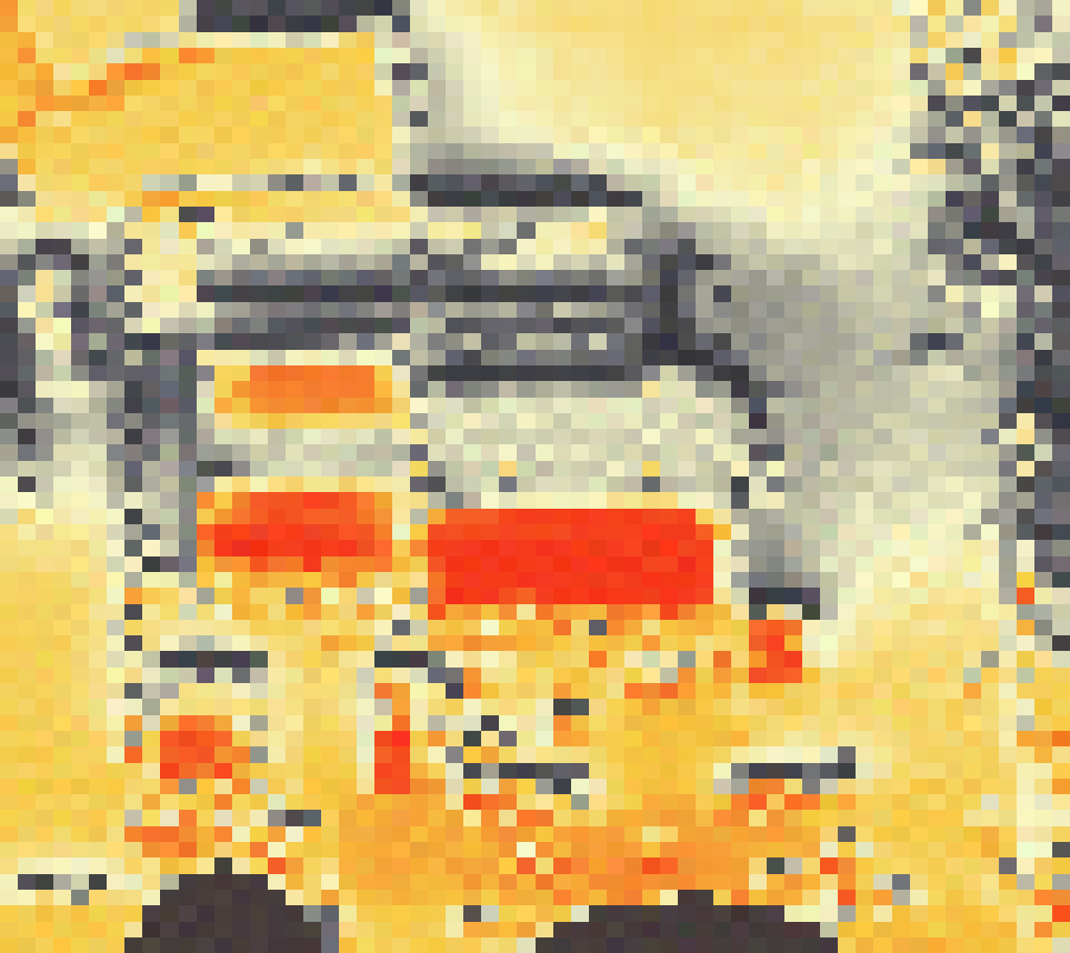 PV-irradiatie op daksegment ingezoomd met intensiteitsverdeling van zonlicht