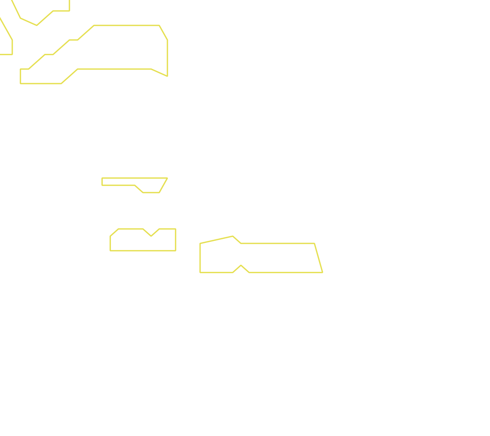 Daksegment ingezoomd met contourlijnen en structuurweergave