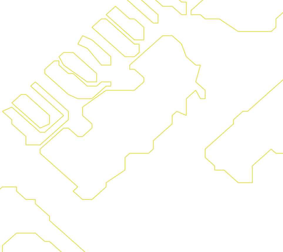 Daksegment ingezoomd met contourlijnen en structuurweergave