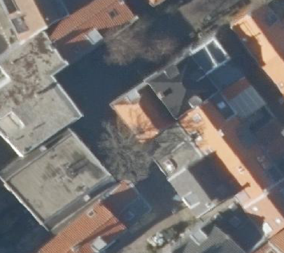 True ortho luchtfoto van 's-Gravenhage met zicht op woning