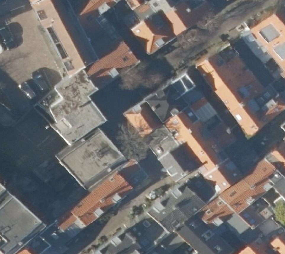 True ortho Luchtfoto op daksegment