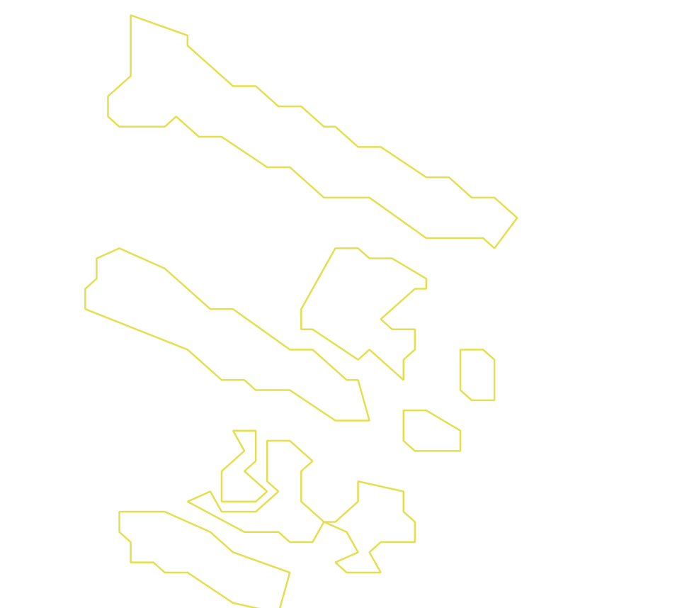Daksegment ingezoomd met contourlijnen en structuurweergave