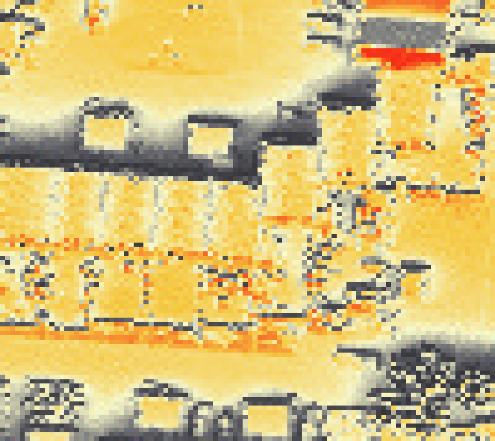 PV-irradiatie op daksegment met intensiteitsverdeling van zonlicht