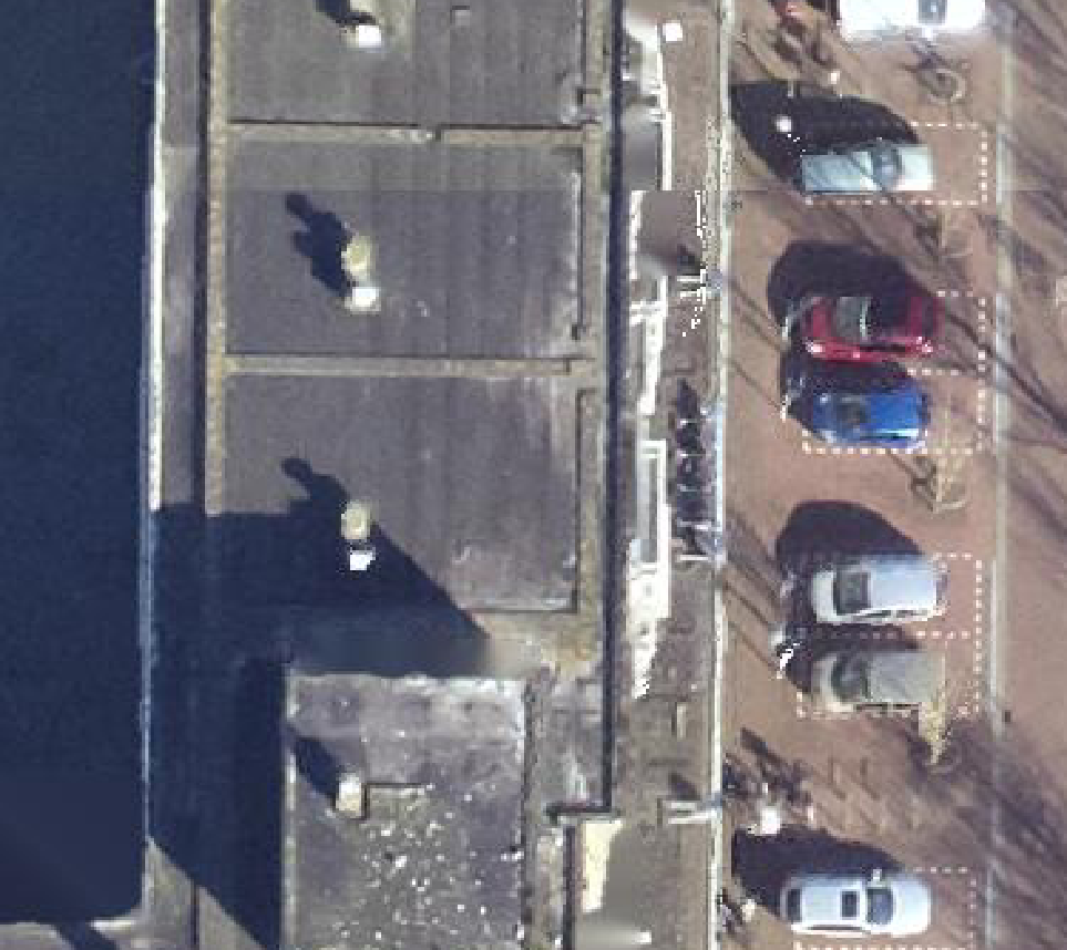 True ortho luchtfoto van Den Helder met zicht op woning