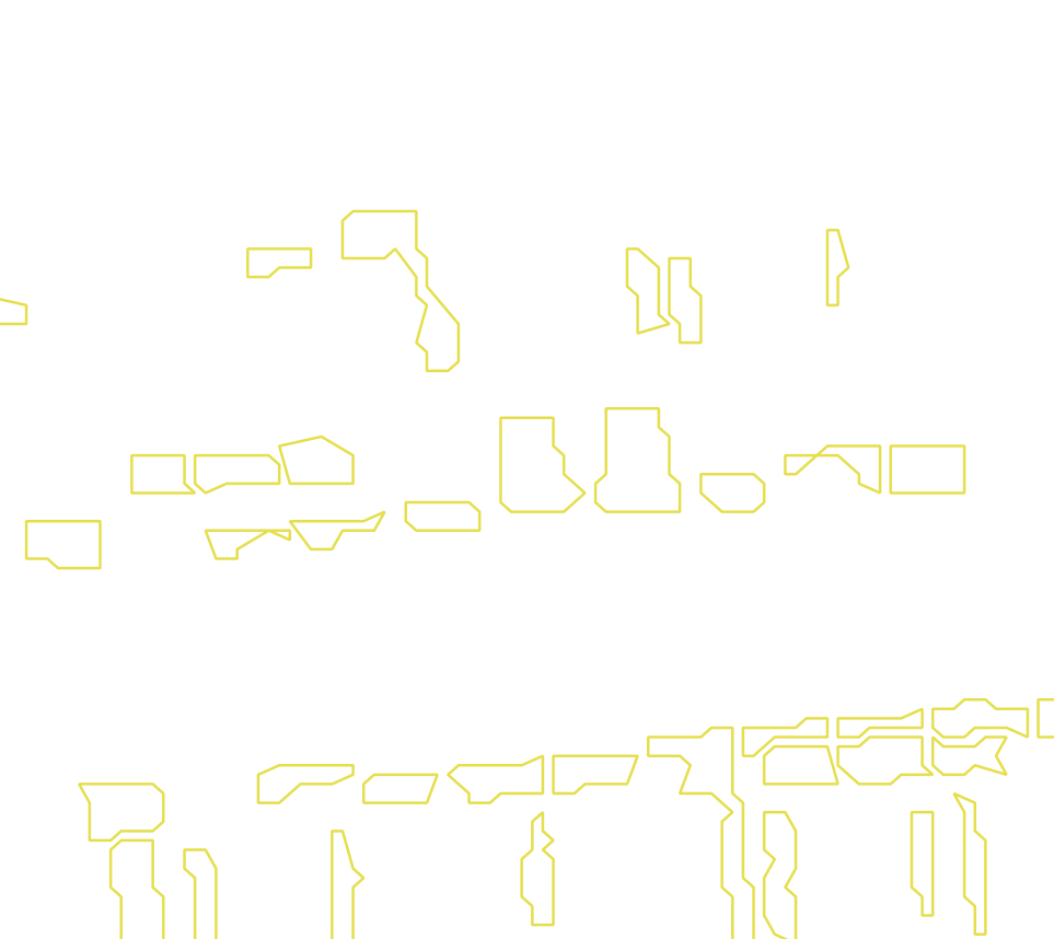 Daksegment met contourlijnen en structuurweergave