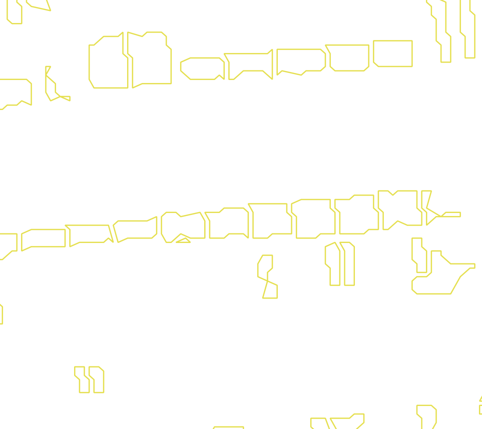 Daksegment met contourlijnen en structuurweergave