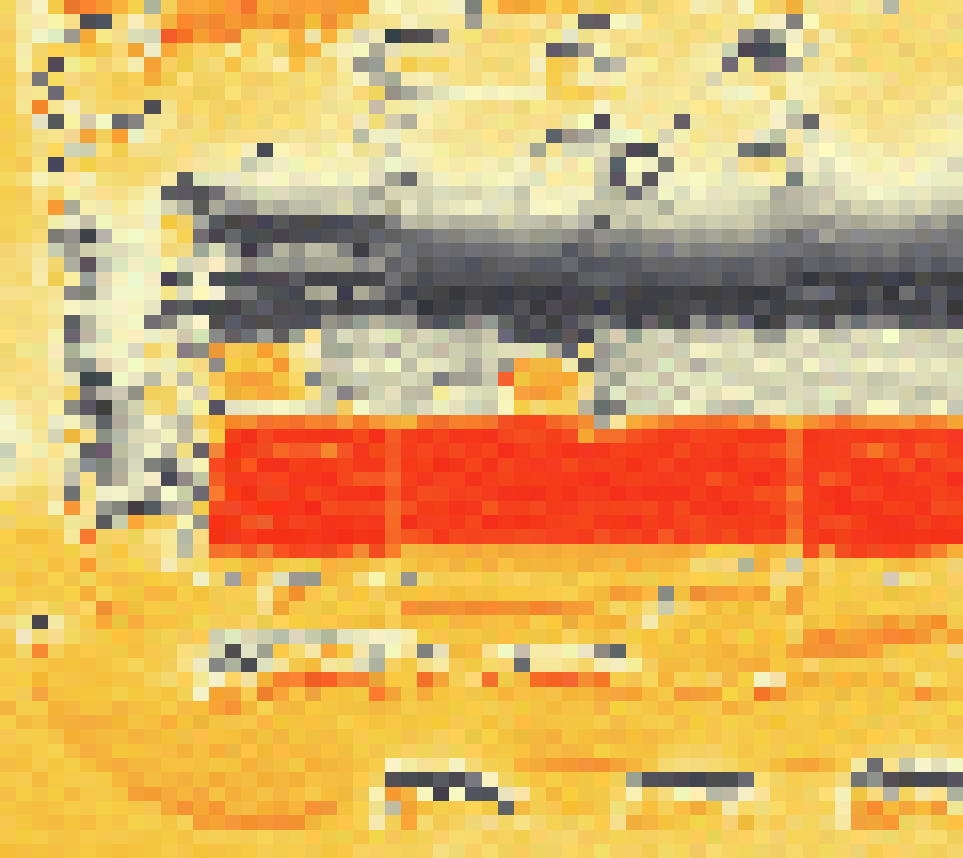 PV-irradiatie op daksegment ingezoomd met intensiteitsverdeling van zonlicht