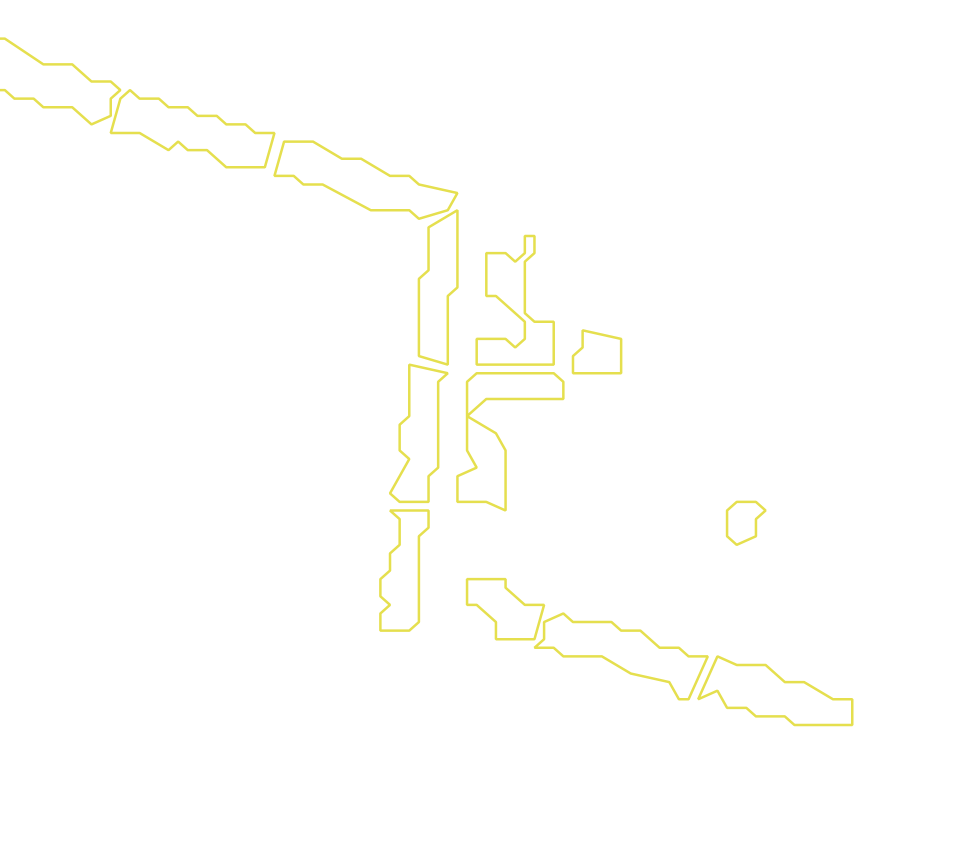 Daksegment met contourlijnen en structuurweergave