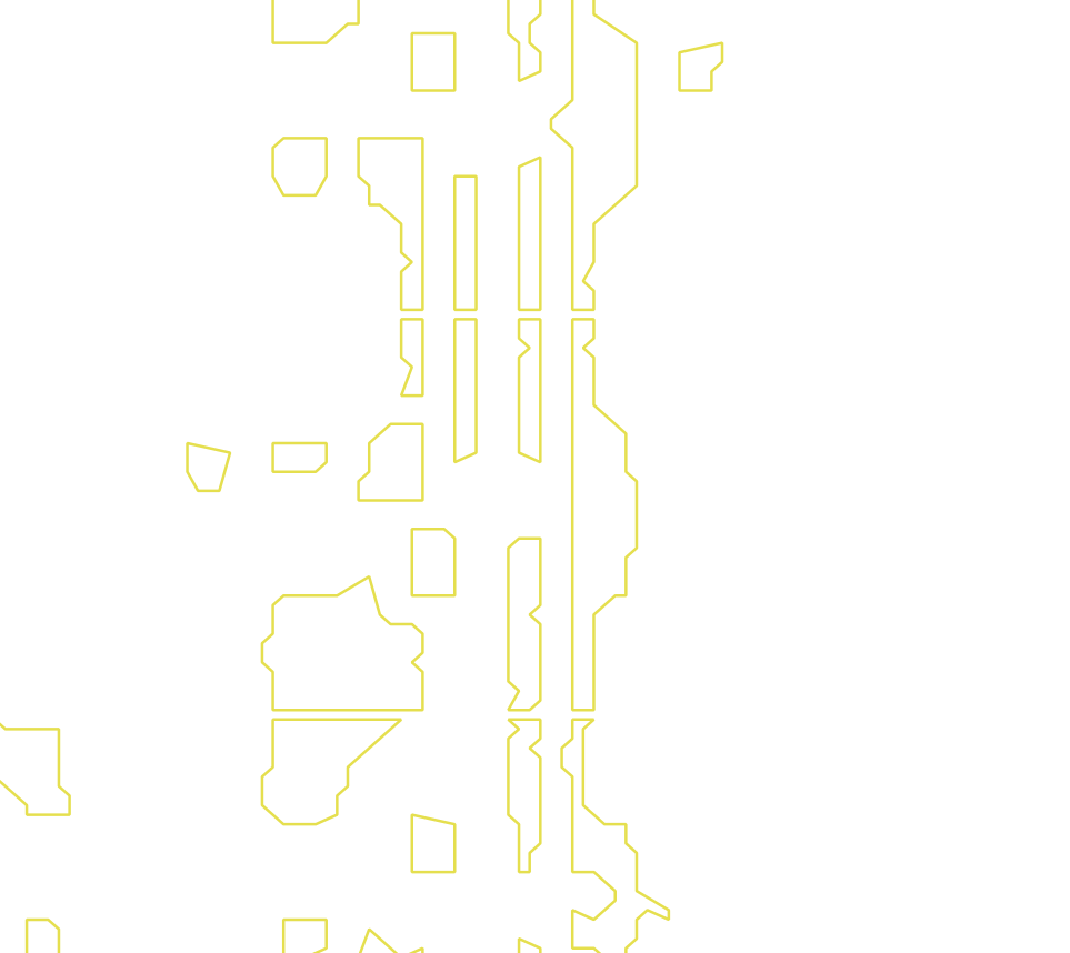 Daksegment met contourlijnen en structuurweergave