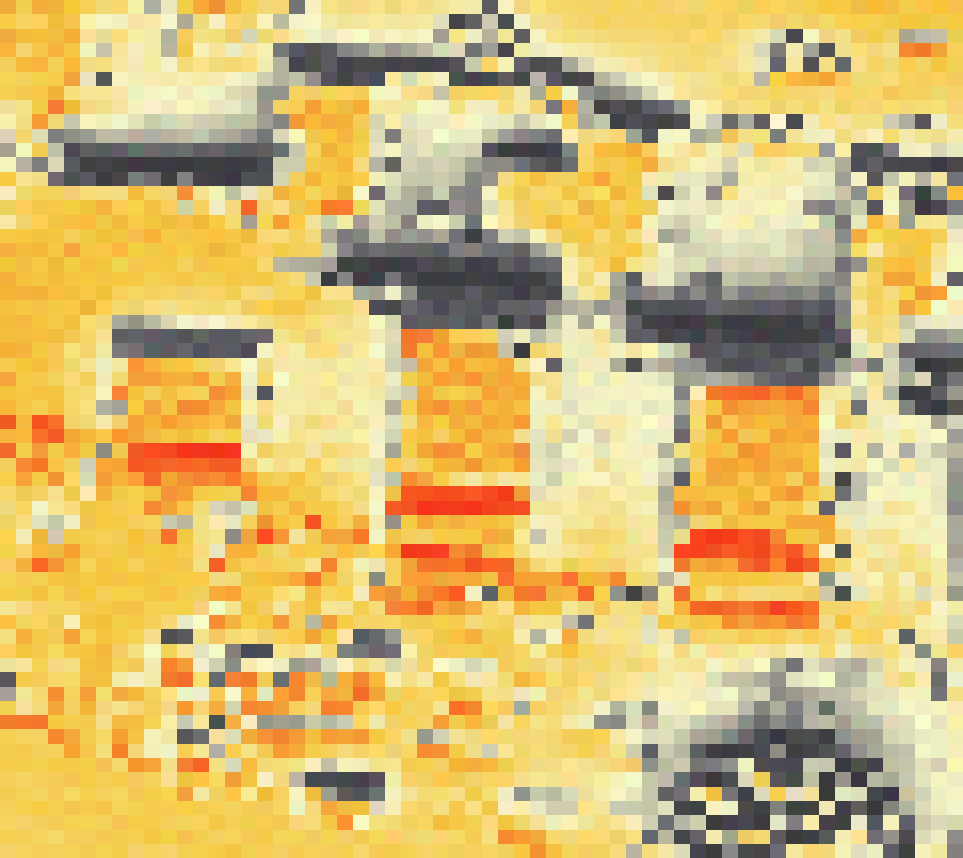 PV-irradiatie op daksegment ingezoomd met intensiteitsverdeling van zonlicht