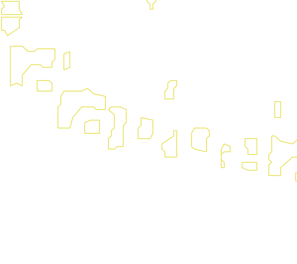 Daksegment met contourlijnen en structuurweergave