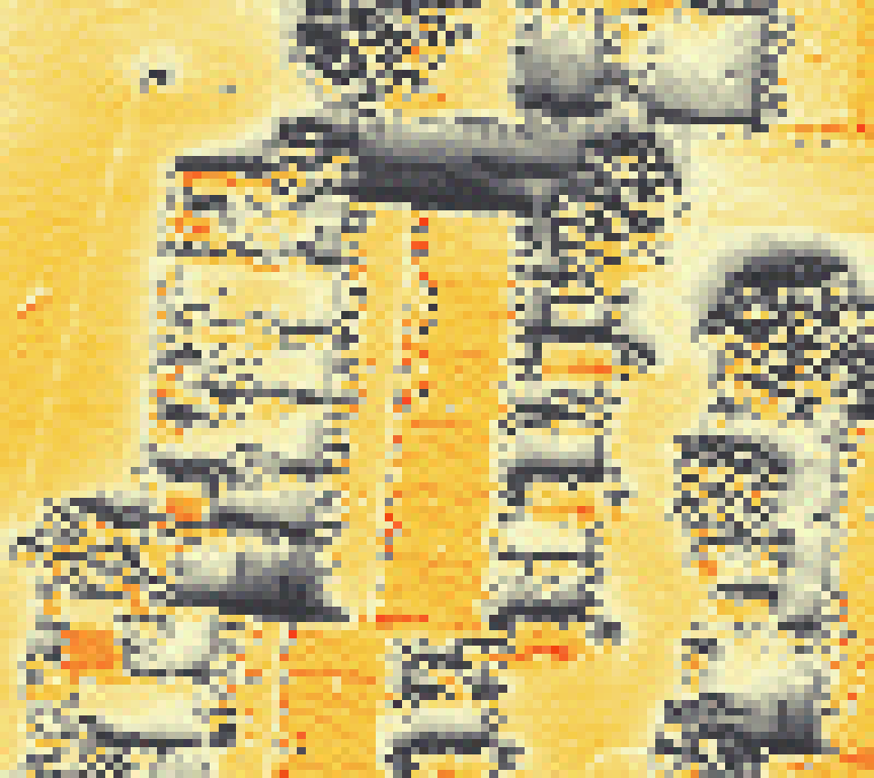 PV-irradiatie op daksegment met intensiteitsverdeling van zonlicht