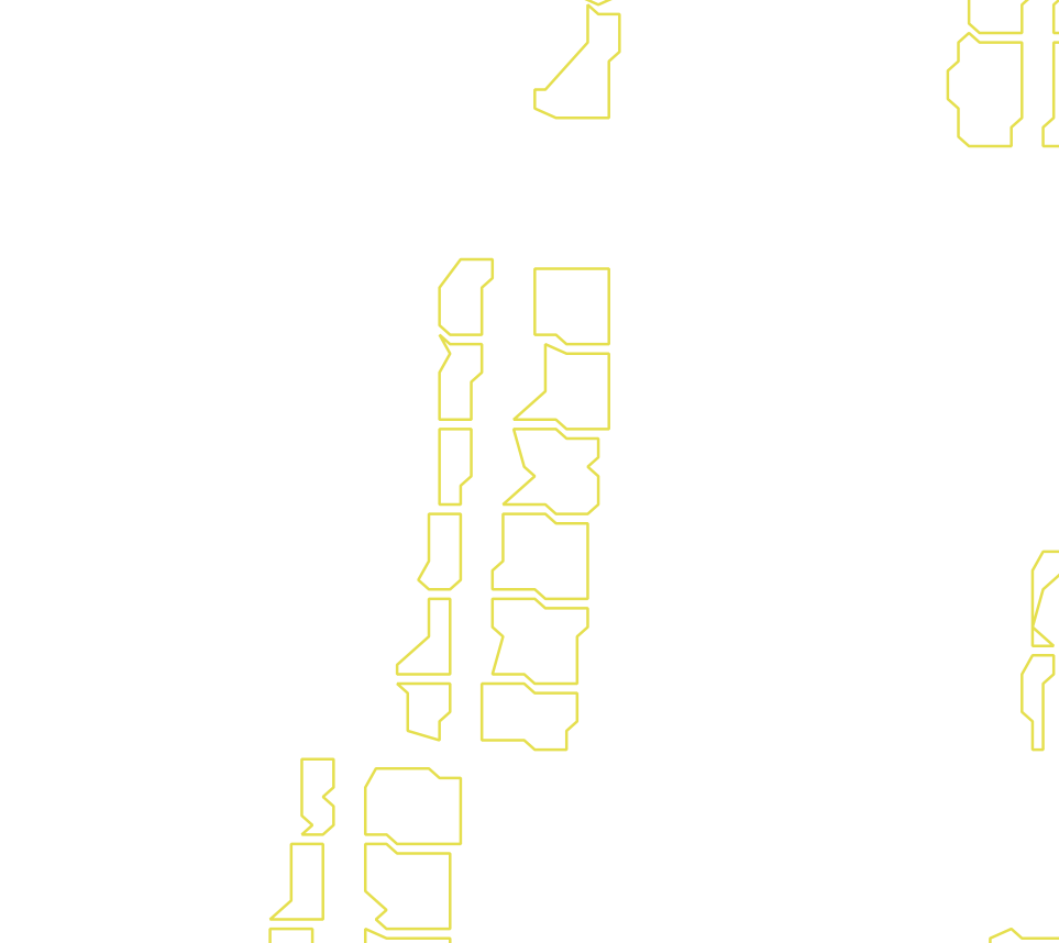 Daksegment met contourlijnen en structuurweergave