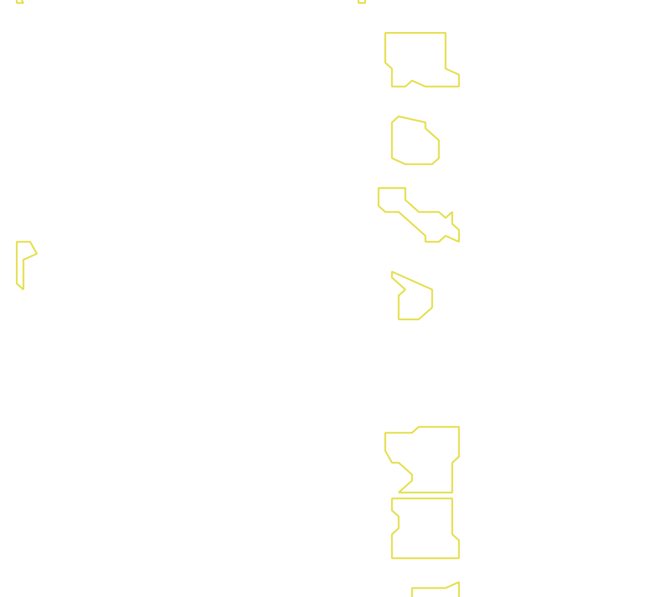 Daksegment met contourlijnen en structuurweergave