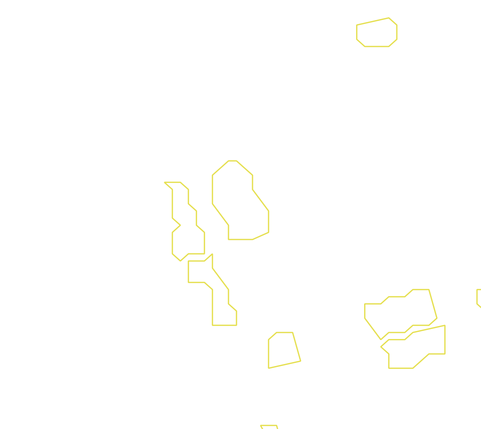 Daksegment ingezoomd met contourlijnen en structuurweergave