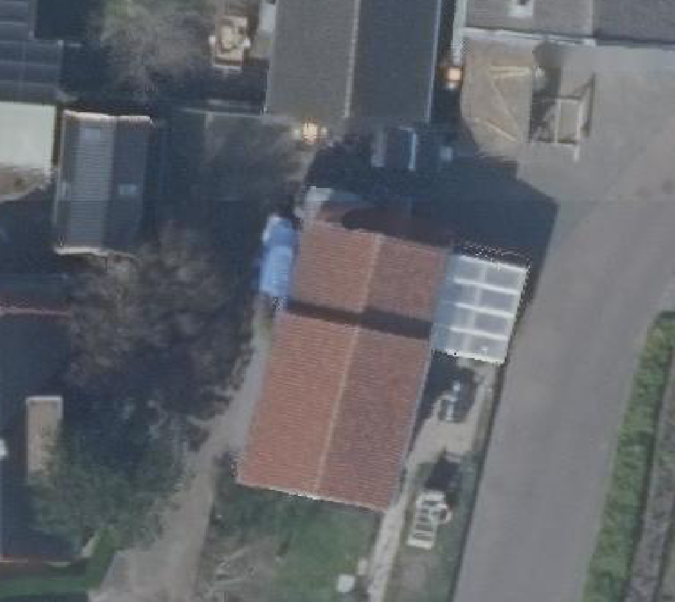 True ortho luchtfoto van Broek op Langedijk met zicht op woning