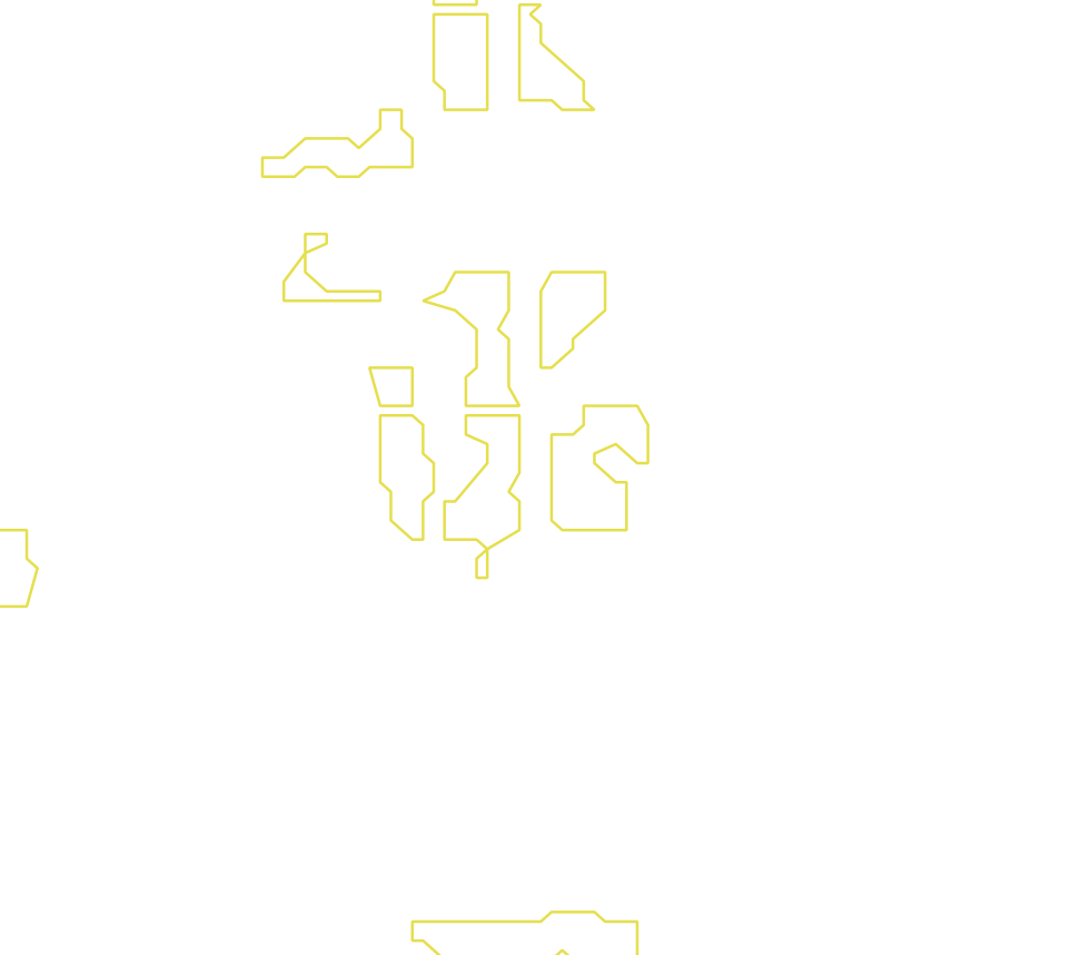 Daksegment met contourlijnen en structuurweergave
