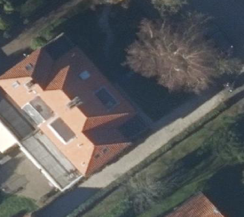 True ortho luchtfoto van 's-Gravenhage met zicht op woning