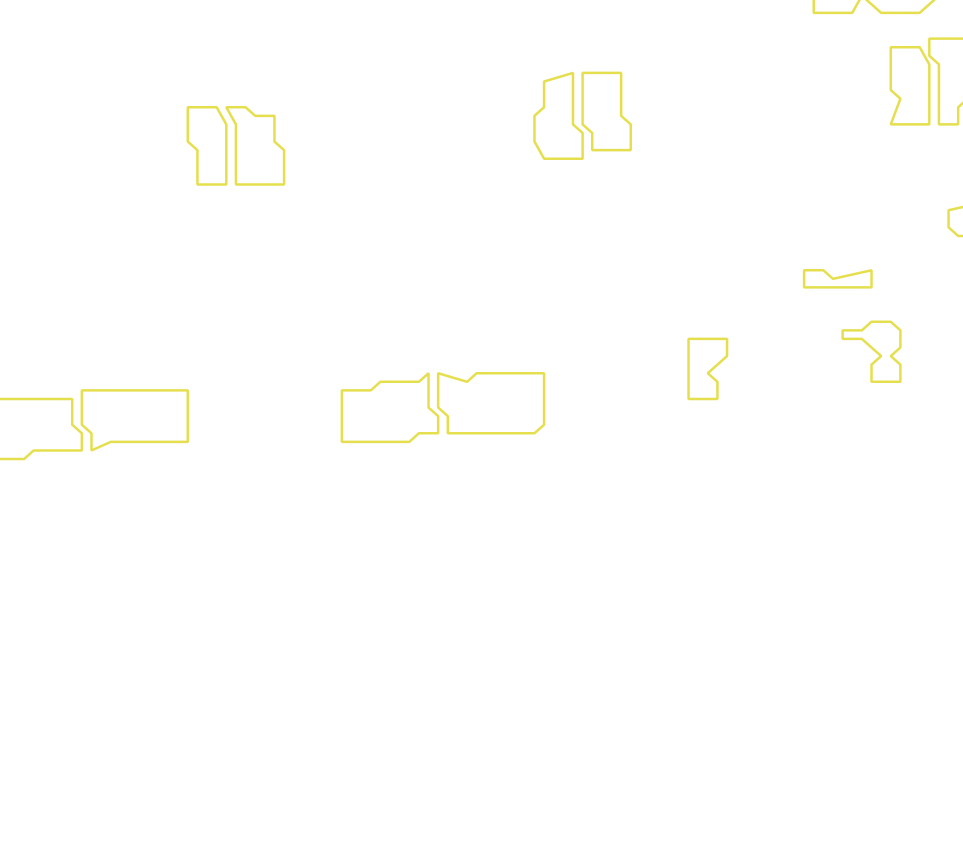 Daksegment met contourlijnen en structuurweergave