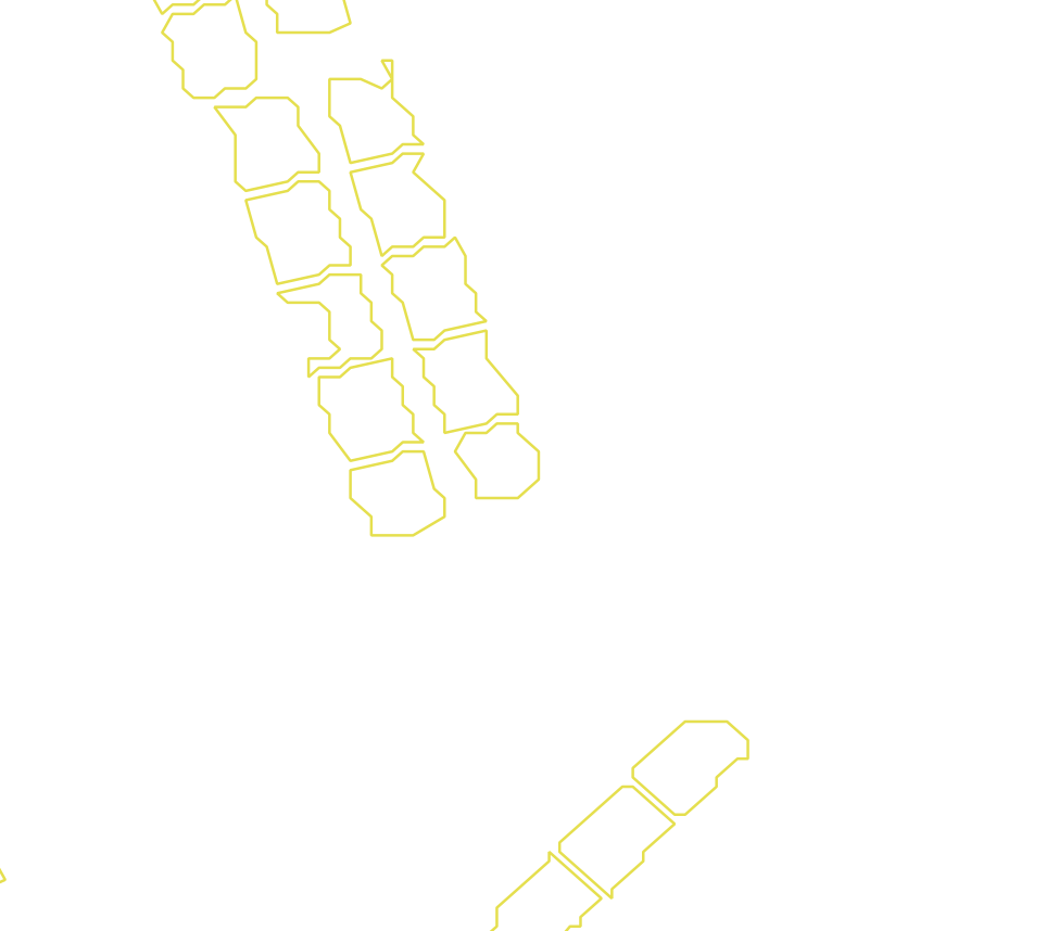 Daksegment met contourlijnen en structuurweergave