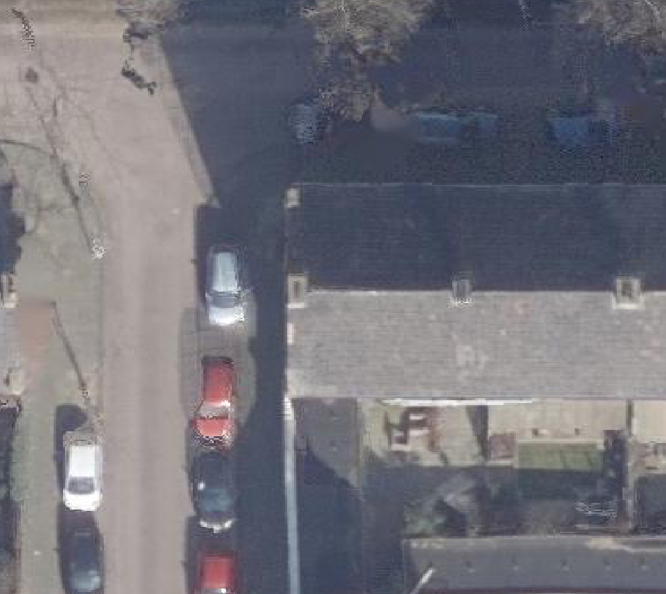 True ortho luchtfoto van Den Bosch met zicht op woning