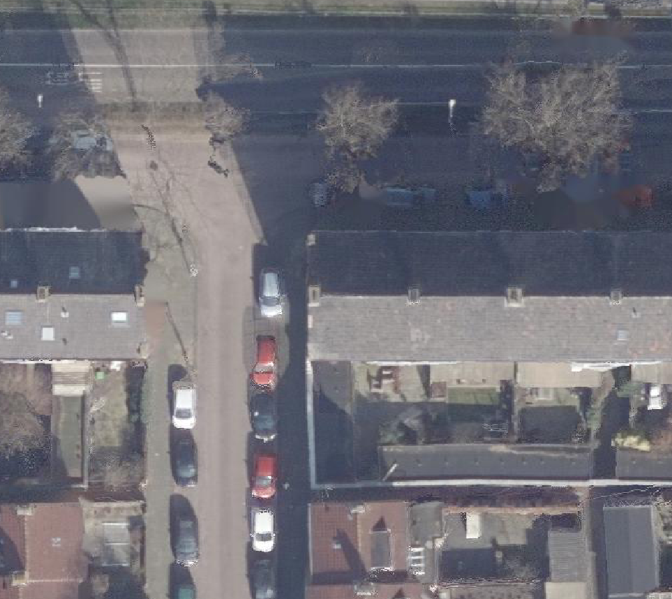 True ortho Luchtfoto op daksegment