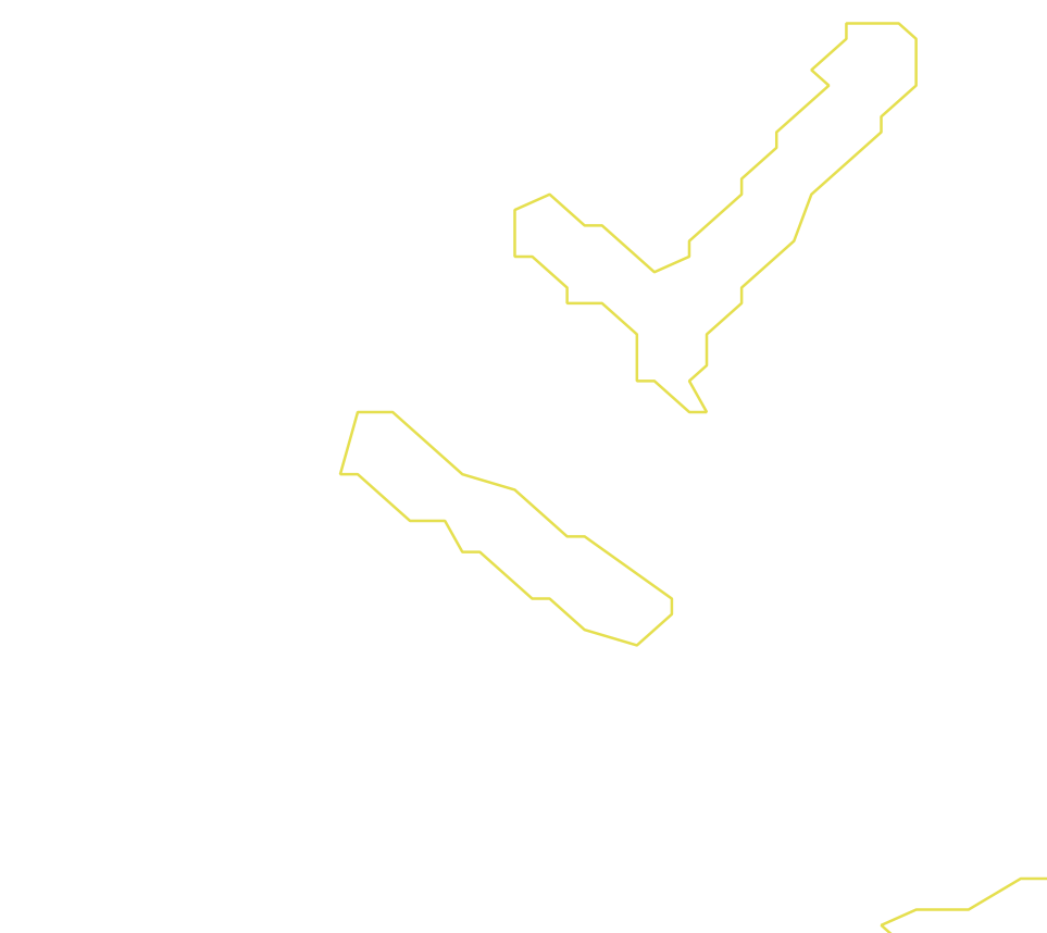Daksegment ingezoomd met contourlijnen en structuurweergave