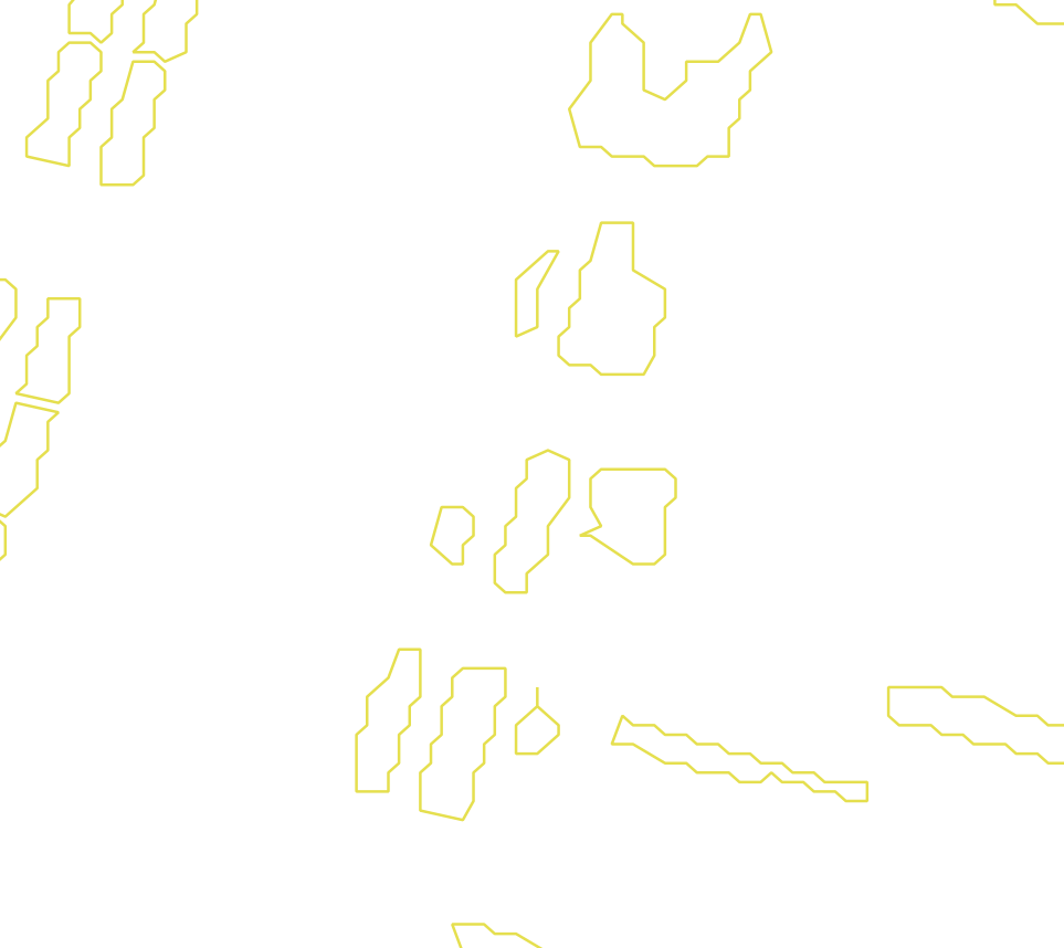 Daksegment met contourlijnen en structuurweergave