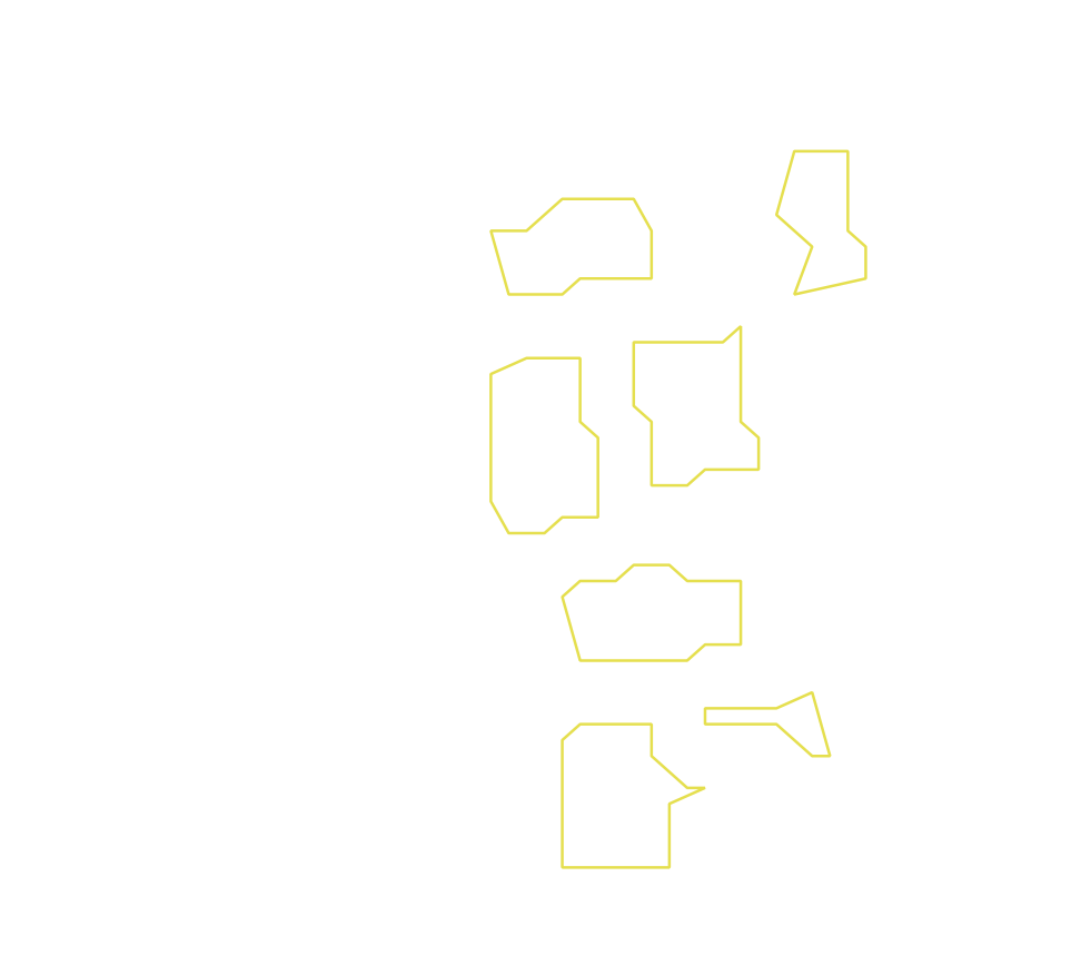 Daksegment ingezoomd met contourlijnen en structuurweergave