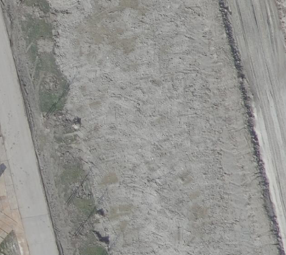 True ortho Luchtfoto op daksegment