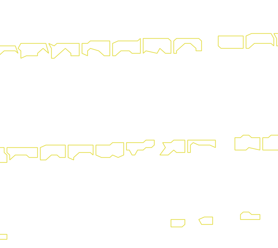 Daksegment met contourlijnen en structuurweergave