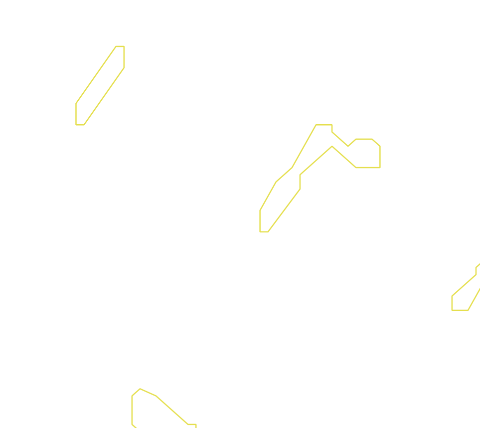 Daksegment ingezoomd met contourlijnen en structuurweergave