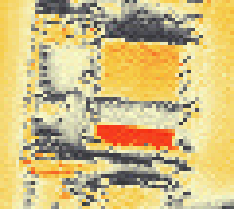 PV-irradiatie op daksegment ingezoomd met intensiteitsverdeling van zonlicht