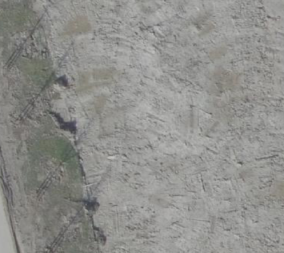 True ortho luchtfoto van Numansdorp met zicht op woning