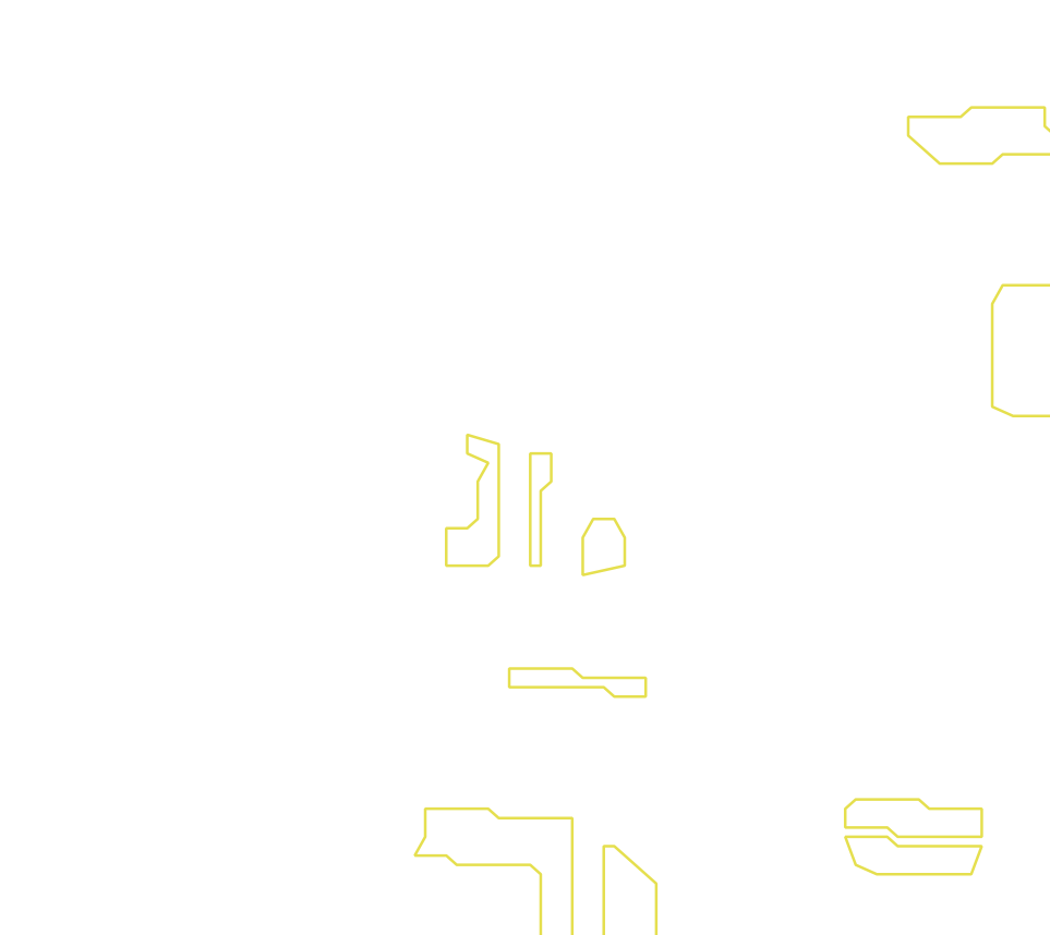 Daksegment met contourlijnen en structuurweergave