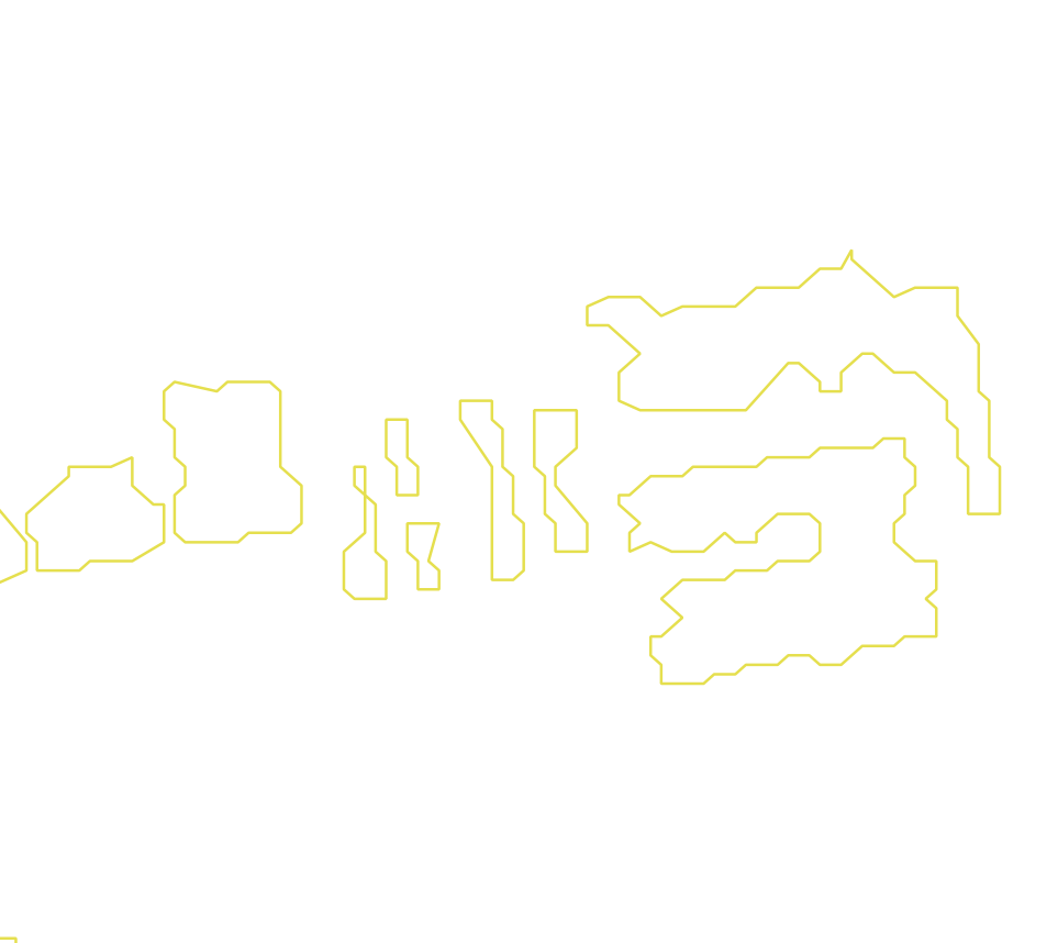 Daksegment met contourlijnen en structuurweergave