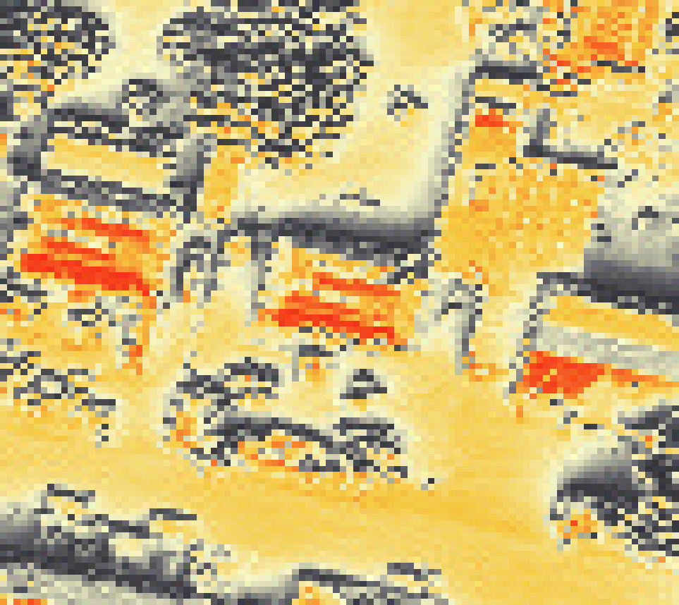 PV-irradiatie op daksegment met intensiteitsverdeling van zonlicht