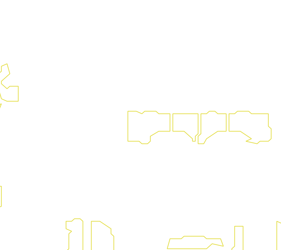 Daksegment met contourlijnen en structuurweergave